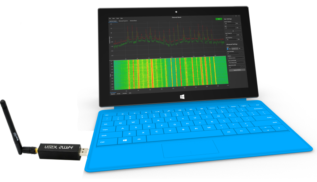 Rational Waves RF Spectrum Analyzer Software