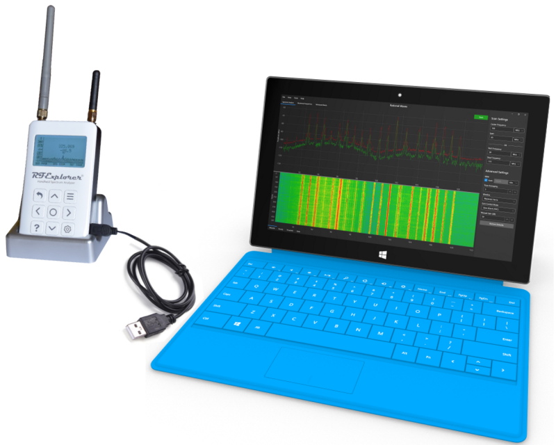 Rational Waves RF Spectrum Analyzer Software