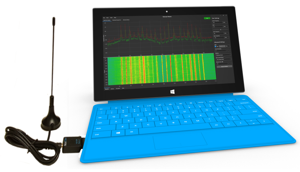 Rational Waves RF Spectrum Analyzer Software